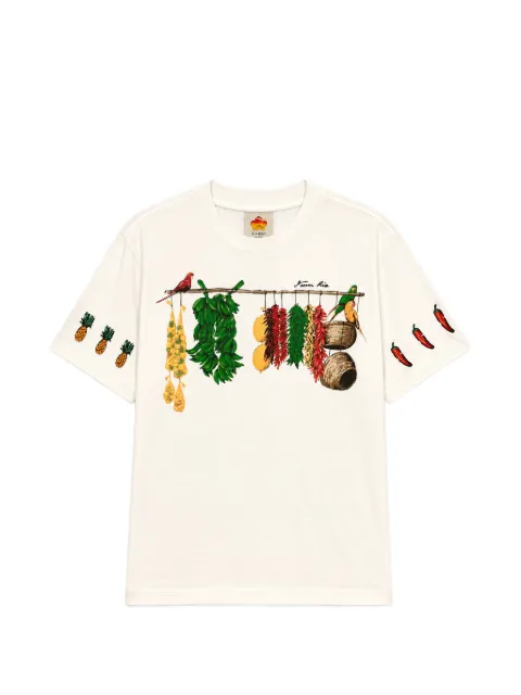FARM Rio graphic-print T-shirt Neutrals 356411
