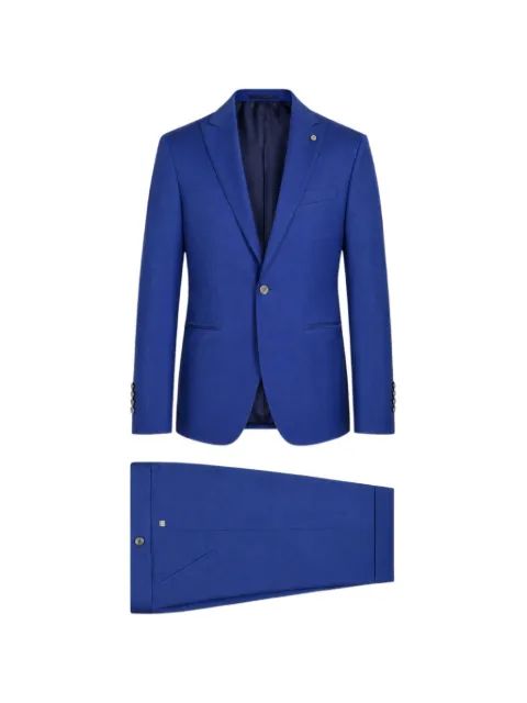 LUIGI BIANCHI MANTOVA single-breasted notch-lapel suit Blue 3400313438BLUE
