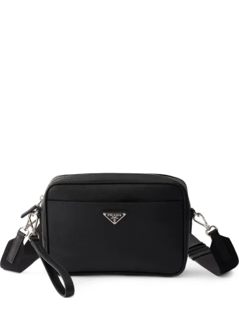 Prada Saffiano leather messenger bag Black 2VH210VOOO9Z2