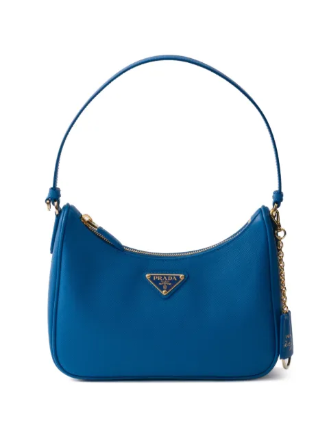Prada Re-Edition 2005 Saffiano leather mini-bag Blue 1N204TNZV