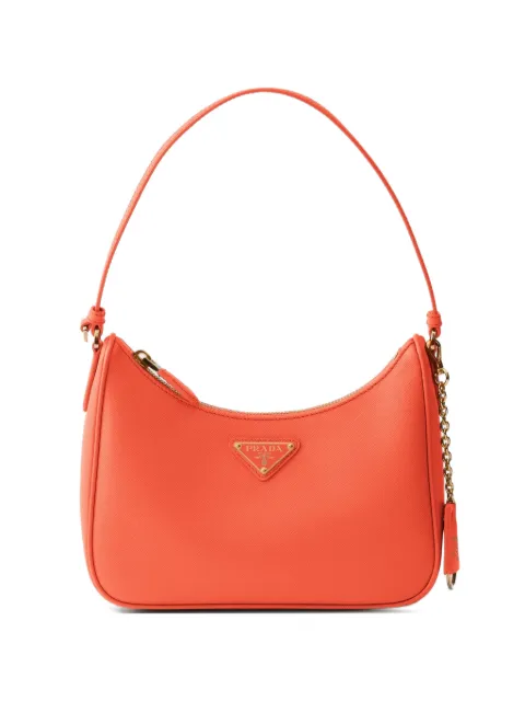 Prada Re-Edition 2005 Saffiano leather mini bag Orange 1N204TNZV