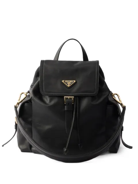 Prada Explore medium nappa leather backpack Black 1BZ080VOOO2DX8