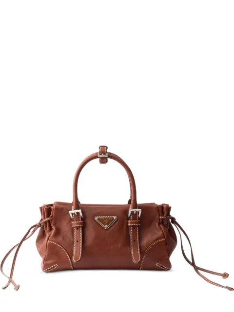 Prada Bonnie small leather bag Brown 1BA499VOOO2ZQX