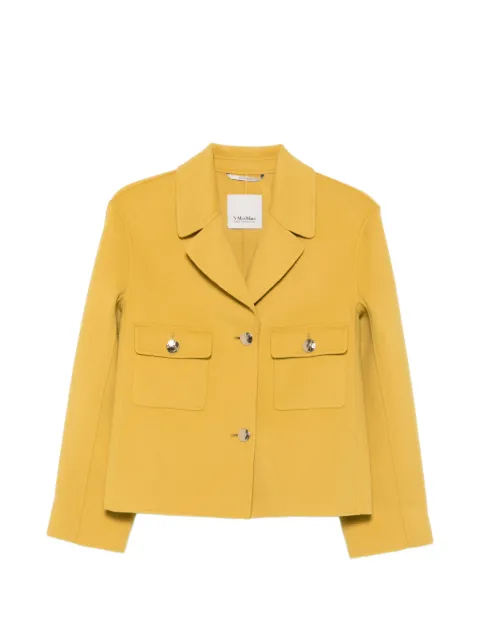'S Max Mara button-up chest-pocket jacket Yellow 2629046021600