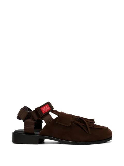 Bed J.W. Ford loafer-style leather sandals Brown 26SSCSSH01