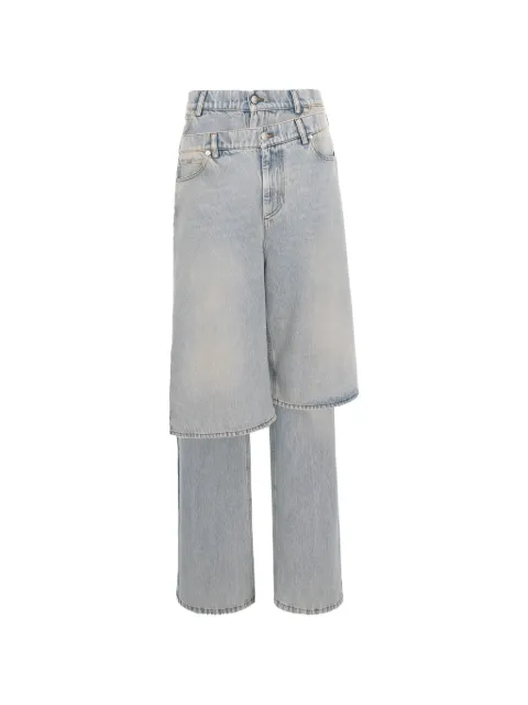 Seen Users Double Wear layered jeans Blue SEEN12TRS11