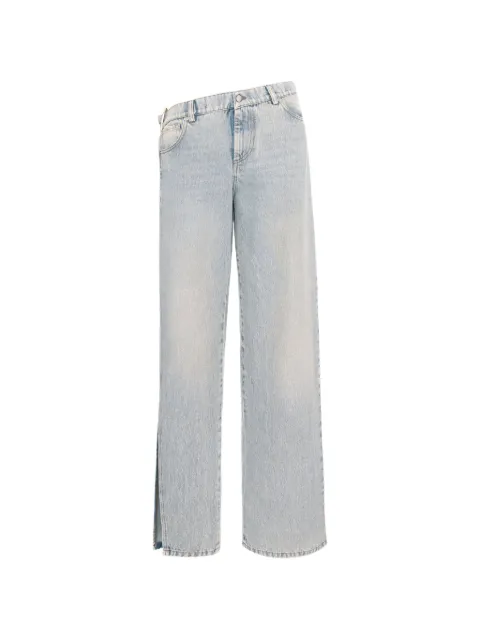 Seen Users open-cut buckled jeans Blue SEEN12TRS06