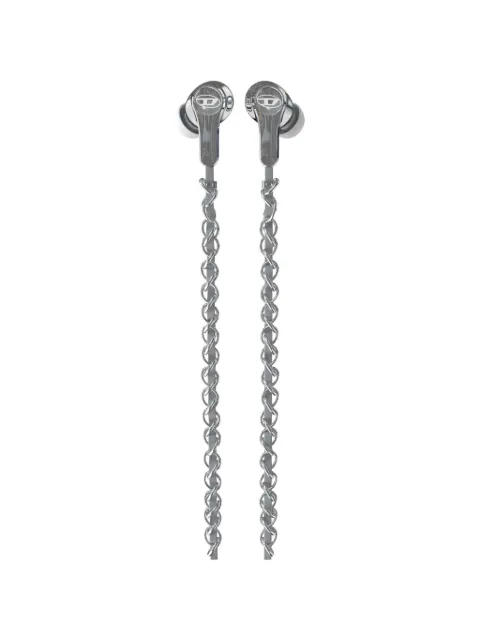Diesel wired earbuds with USB-C Silver DP09850PHIN