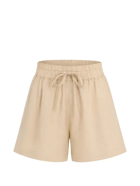 BOSS drawstring elasticated-waist shorts Neutrals 50561845