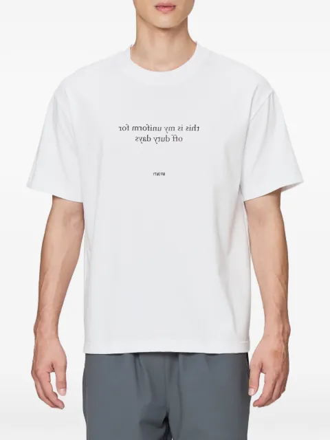 Off Duty slogan-print T-shirt White ODS26T21800