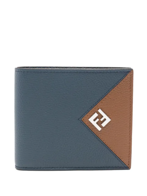 FENDI FF logo bi-fold wallet Blue 7M0169B09X