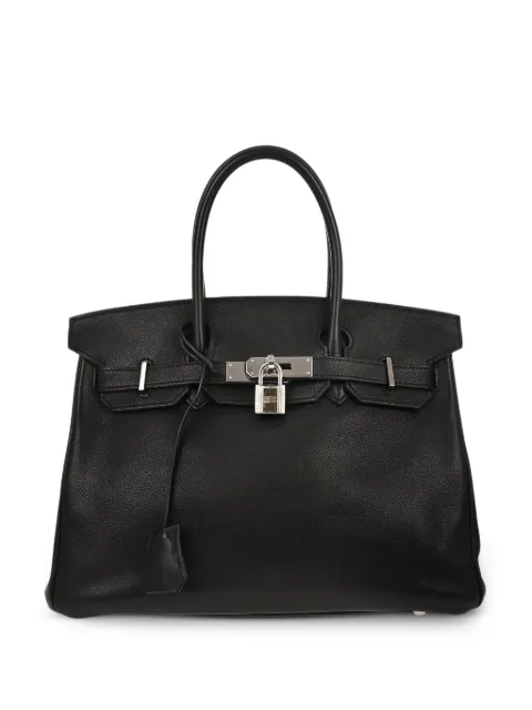 Hermès Pre-Owned 2010 Veau Evergrain Birkin 30 handbag Black 117689