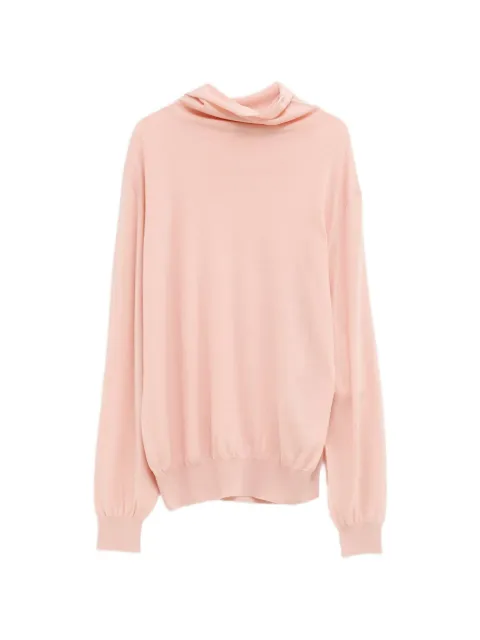 KHAITE Annette high-neck sweater Pink 18294537K537