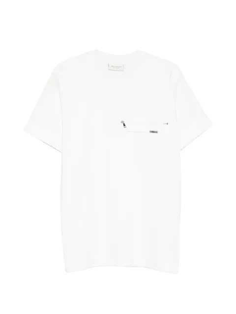 YES LONDON zip-pocket T-shirt White XM4268