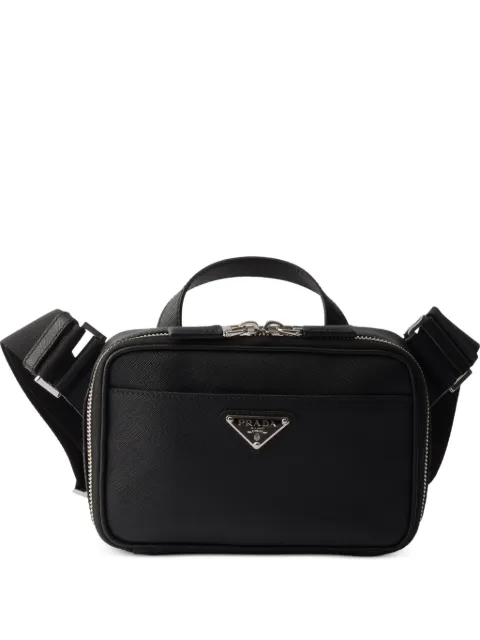 Prada Saffiano leather shoulder bag Black 2VH209VOOO9Z2