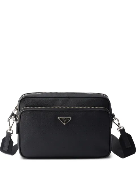 Prada Saffiano leather shoulder bag Black 2VH205VDOM9Z2