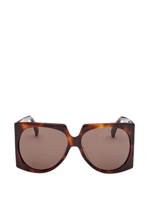 Max Mara Eyewear tortoiseshell-effect square-frame sunglasses Brown MM0133