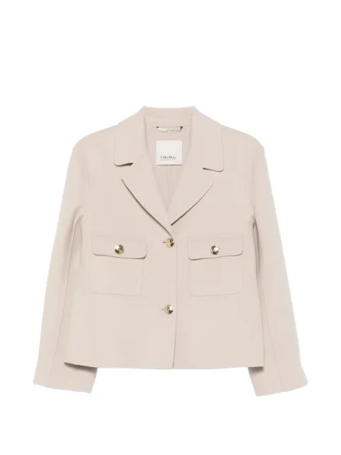 'S Max Mara button-fastening chest-pocket jacket Neutrals 2629046021