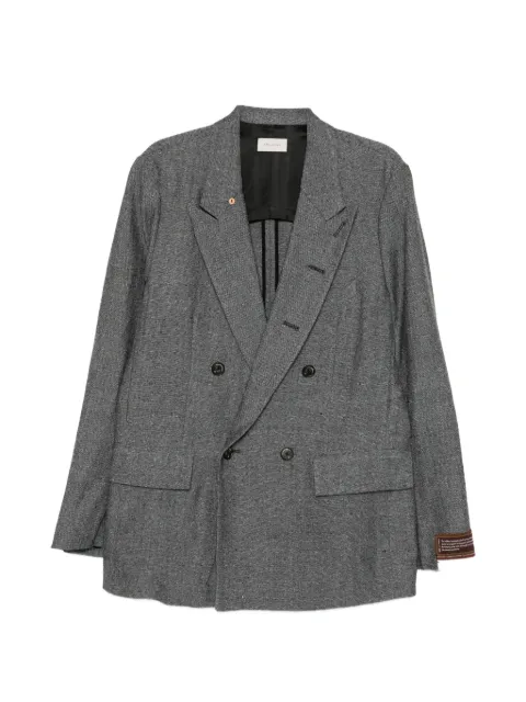 Bed J.W. Ford double-breasted silk jacket Grey 26SSBJK01