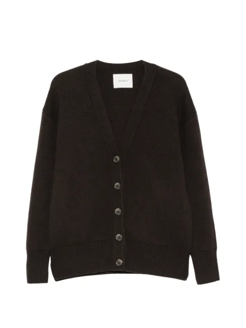Lisa Yang Amery V-neck button-down cardigan Brown AMERY