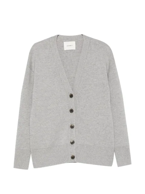 Lisa Yang Amery V-neck button-up cardigan Grey AMERY