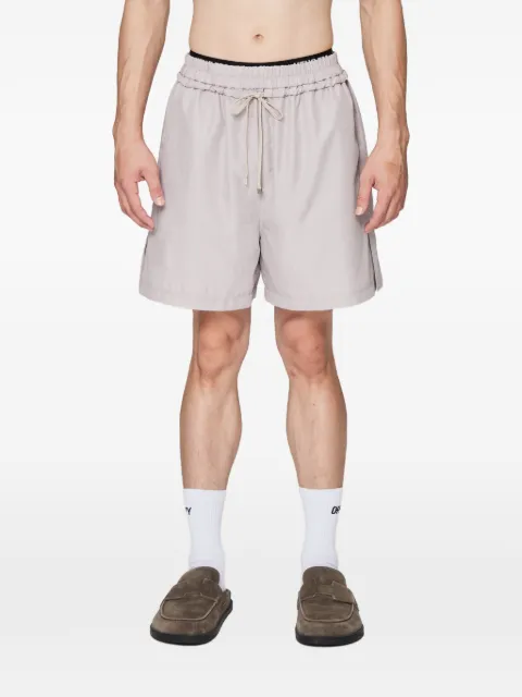 Off Duty Molt logo-jacquard shorts Grey ODS26P3299