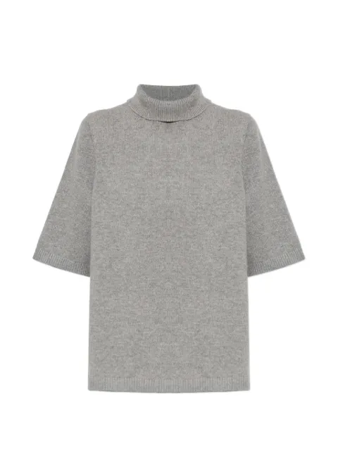Alaïa roll-neck short-sleeve sweater Grey AA9G0075K264B