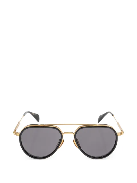 Eyewear by David Beckham pilot-frame sunglasses Gold DB1226GS