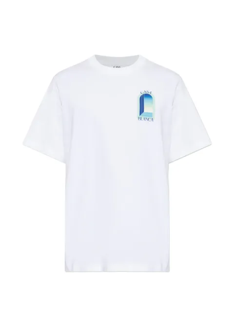 Casablanca Arches gradient-arch T-shirt White MPF26JTS00114