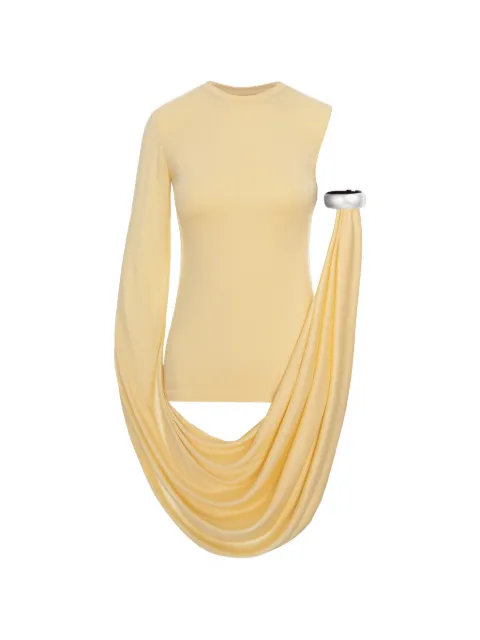 Seen Users Iconic Bracelet one-shoulder top Yellow SEEN12TOP21
