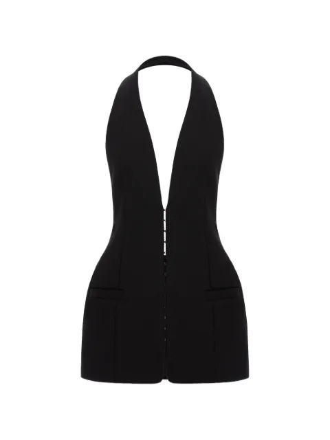 Seen Users The Social Skin halterneck vest Black SEEN12VST01