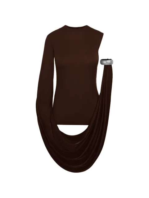 Seen Users Iconic Bracelet one-shoulder top Brown SEEN12TOP21