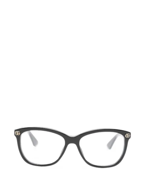 Gucci Eyewear Double-G cat-eye-frame glasses Black GG2113O
