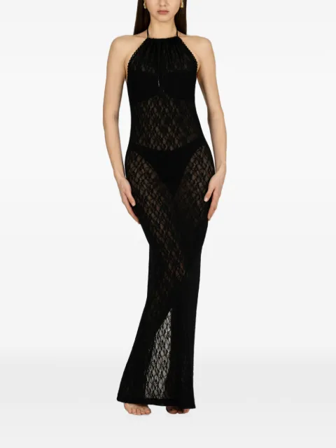 PARAMIDONNA Vera maxi dress Black CR27VEDBL