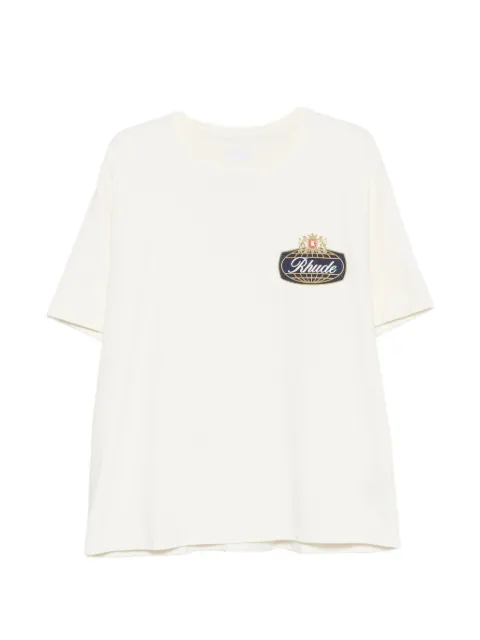 RHUDE graphic-print short-sleeve T-shirt Neutrals RHPF26TT02012