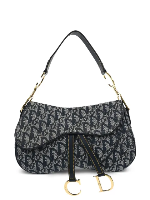 Christian Dior Pre-Owned 2001 Trotter Saddle handbag Blue 155443