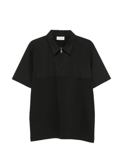 YES LONDON zipped polo shirt Black XM4262
