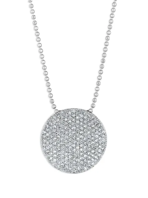 PHILLIPS HOUSE large Infinity diamond necklace Silver N20223PDW