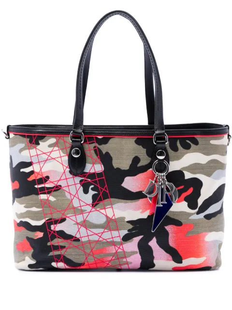 Christian Dior Pre-Owned 2011 Anselm Reyle Medium Canvas Camouflage tote bag Grey 95MQGQGQ28UJSL5A