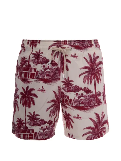 MC2 Saint Barth Toile de Jouy print swim shorts Neutrals GUS000101002L