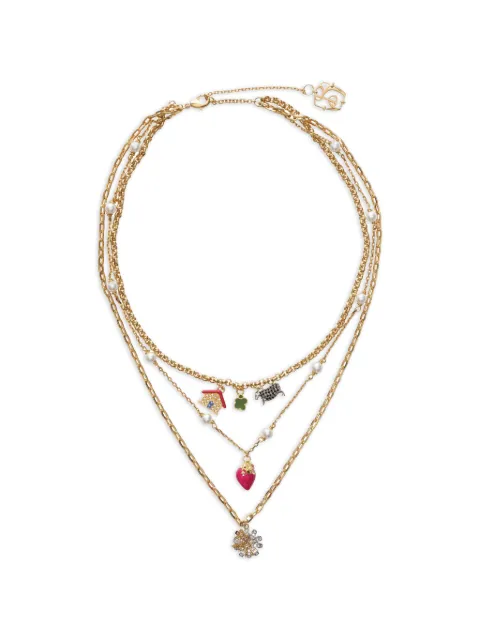 Burberry multi-layered charm necklace Gold 8125730
