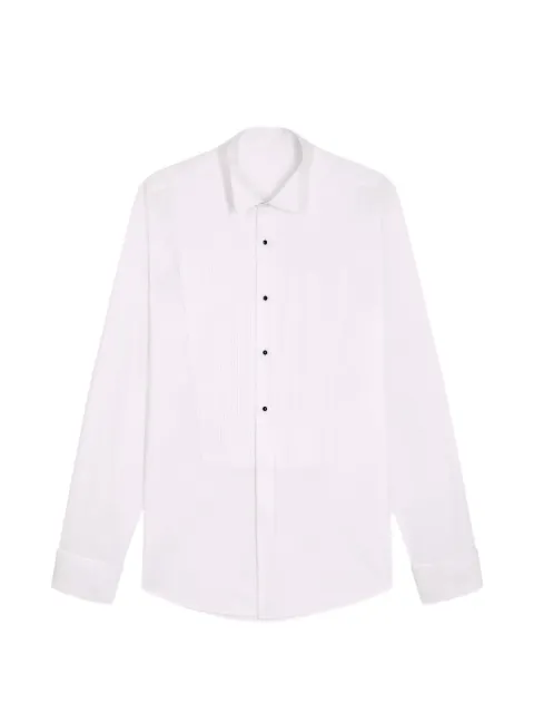 FURSAC pleated bib-front shirt White FHPCH00382