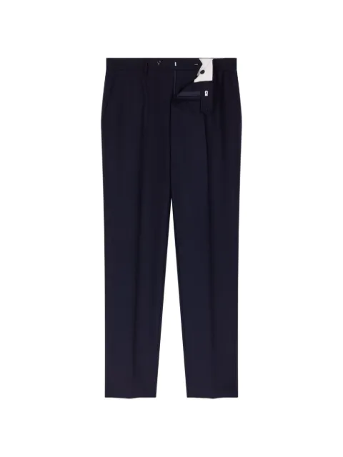 FURSAC virgin wool tailored trousers Blue FHPPA00286