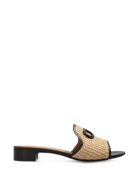 Ferragamo Gancini-ornament sandals Neutrals 793753