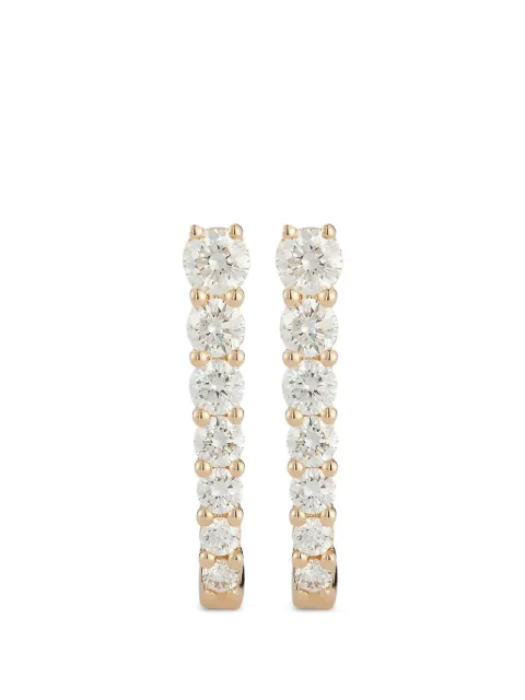 Dana Rebecca Designs Ava Bea diamond hoop earrings Gold E5213