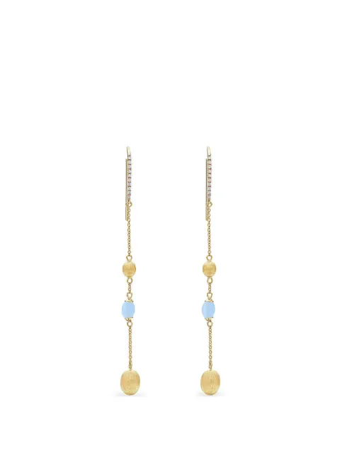 NANIS aquamarine diamond earrings Gold OS26587