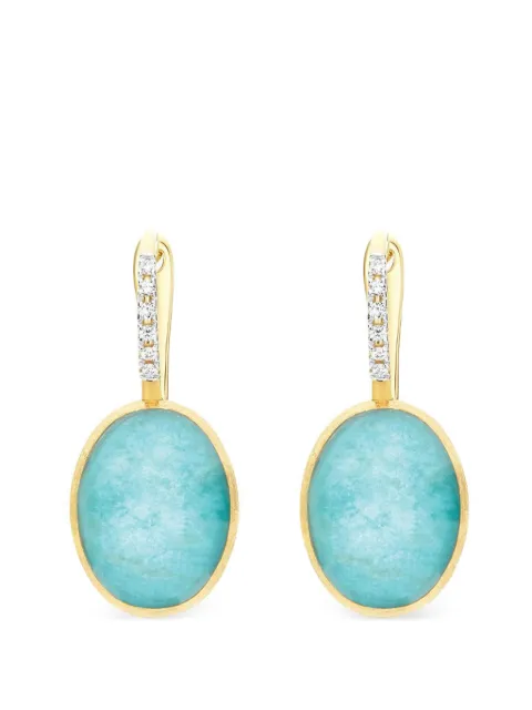 NANIS Ciliegine amazonite diamond earrings Gold OS5609