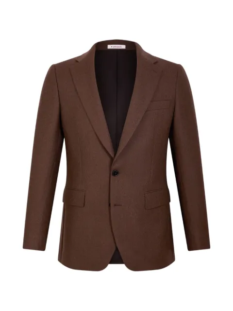 FURSAC virgin wool-blend blazer Brown FHPVE00304