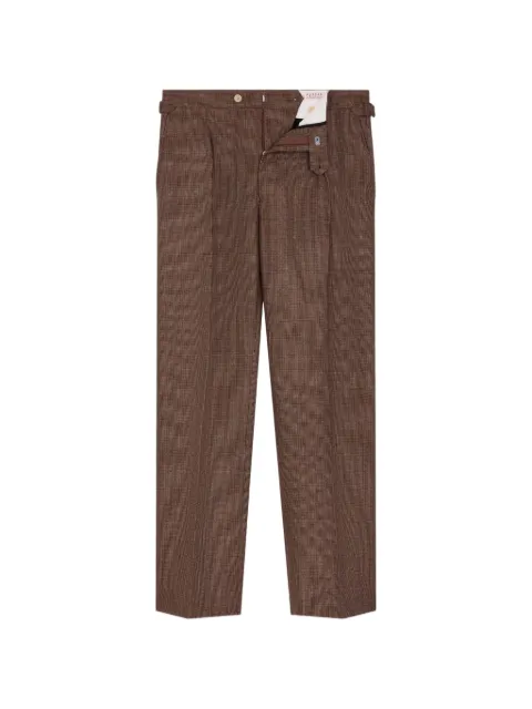 FURSAC pleated wool trousers Brown FHPPA00251