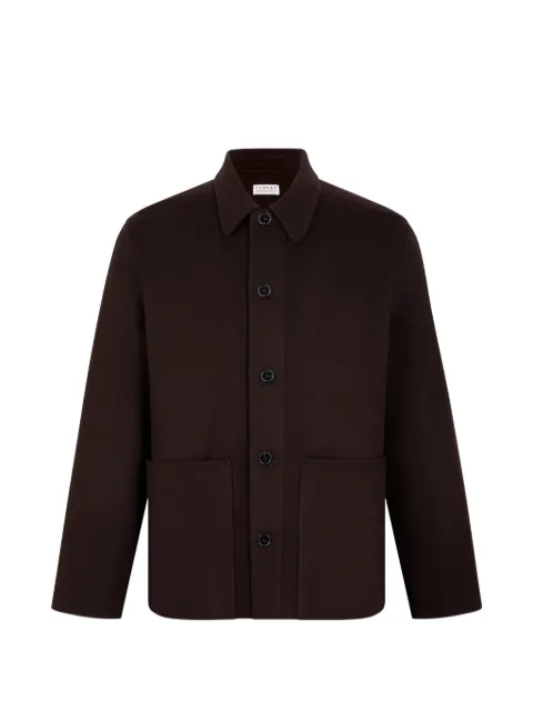 FURSAC button-up wool jacket Brown FHPBL00187